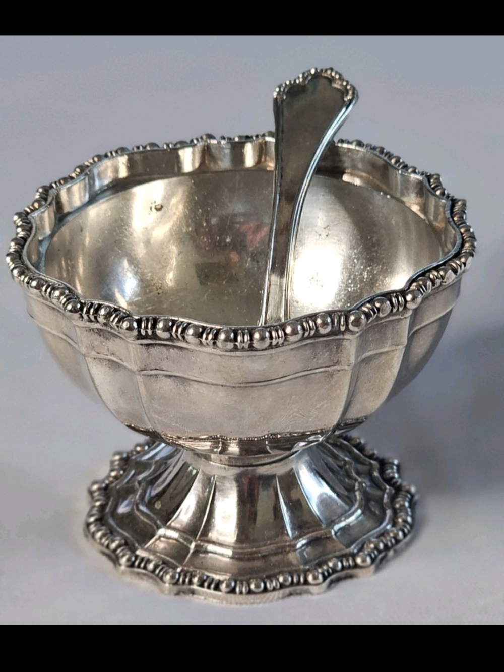Avon HMC Hudson Manor Collection Silver Plated Made In Italy Salt Dish